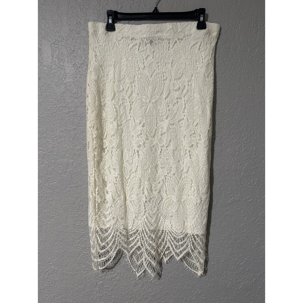 Material Girl Long Lace Pencil Skirt Size Xl